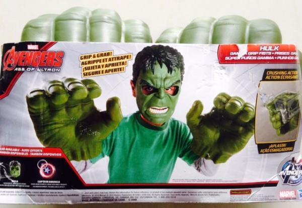 Puño Marvel Avengers Hulk Gamma Grip Fists