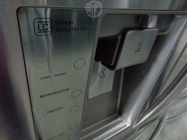 3d refrigerador lg estilo french en oferta de tem
