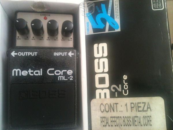 Pedal boss metal core Ml-2 como nuevo