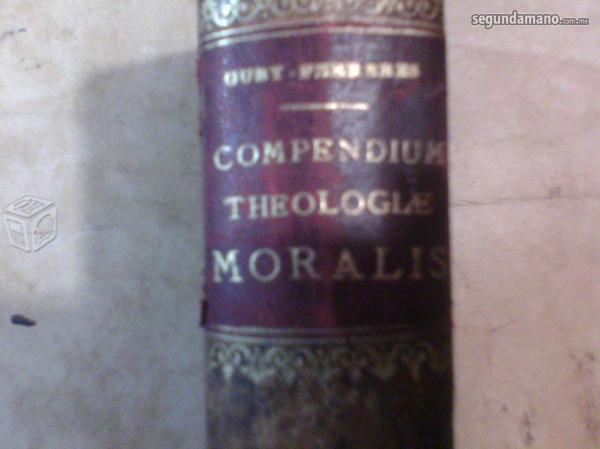 Theologiae moralis de gury - ferreres 1904