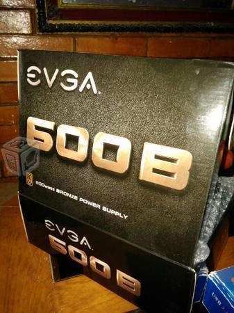 Fuente EVGA 600b 80 plus bronce