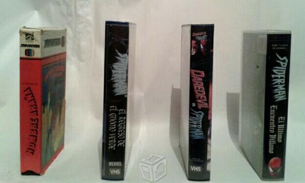 Coleccion de peliculas VHS Spiderman