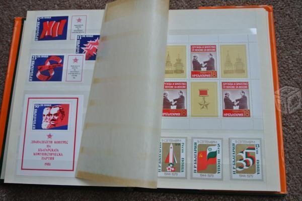 Coleccion de timbres Bulgaros y cubanos