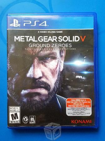 Usado PS4 Metal Gear Solid V Ground Zeroes