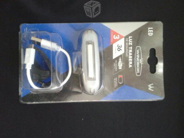 Luz trasera recargable usb 2.0