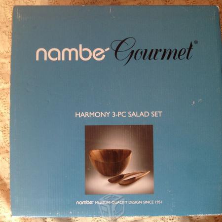Nambe Harmony 3-Piece Salad Set
