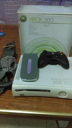 Xbox 360 20GB caja, mando inalambrico