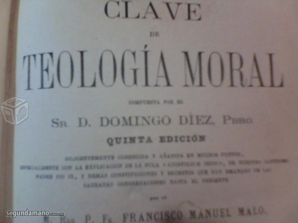 Clave de teología moral de domingo diez 1891