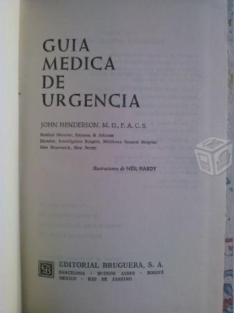 Guía medica de urgencia john h, 1965