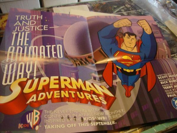 Superman Adventure Comics Poster Original