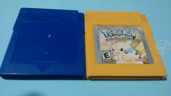 Pokemon amarillo y azul para game boy