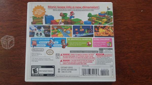Super Mario 3D Land Nintendo 3DS XL