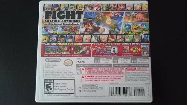 Super Smash Bros Nintendo 3DS XL