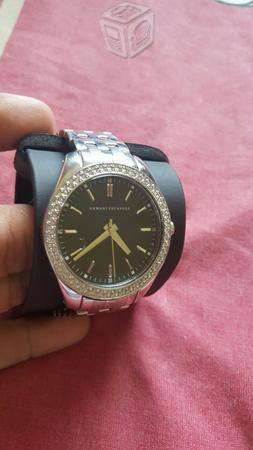 Reloj armani exchange con diamantes para dama
