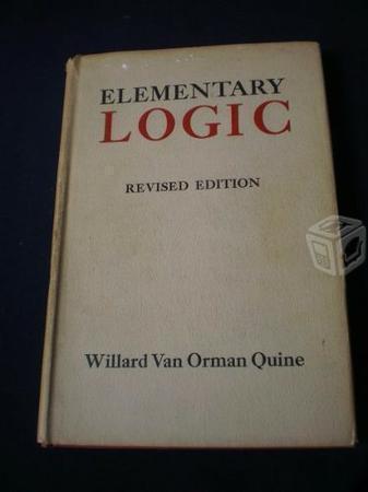 Elementary Logic - Van Orman Quine