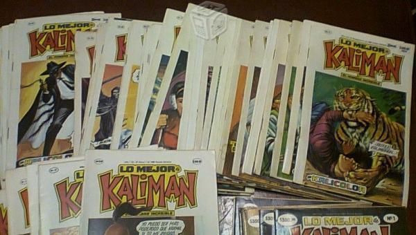 Kaliman lote 96 de comics año 80s a color vintage