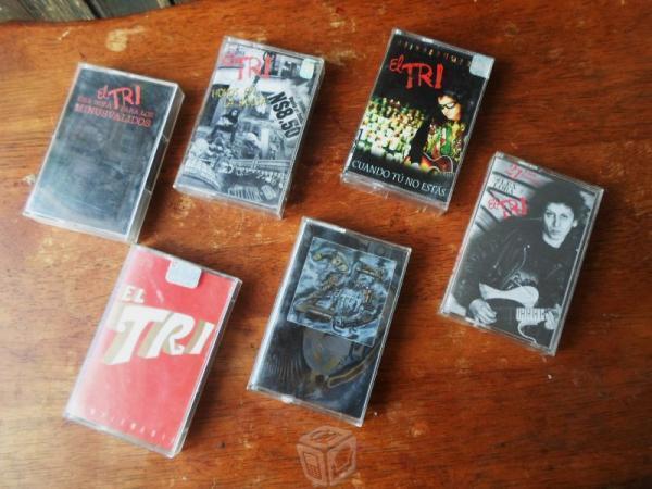 El tri lote de cassetes originales rock nacional