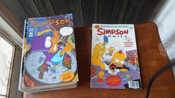 Los simpsons lote de comics de editorial vid