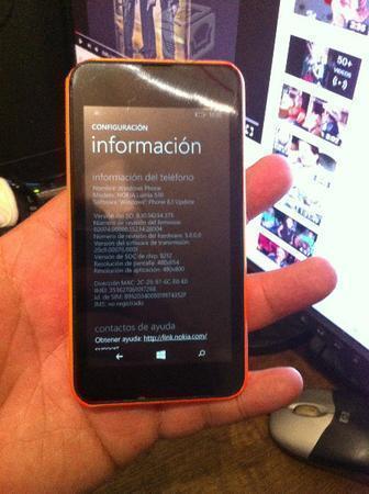 Nokia 530 con pequeño detalle