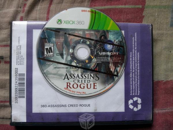 Assassin's creed rogue xbox 360 cambios