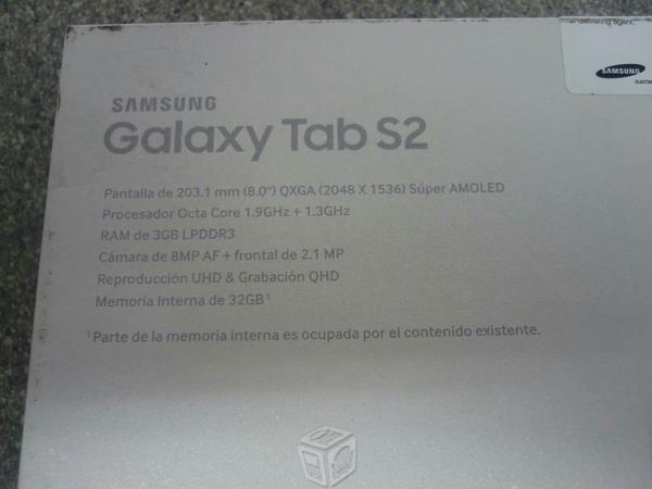 Tablet galaxy tab s2