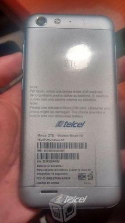 Zte v6 plata senuevo telcel excelente