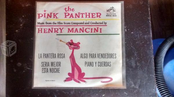 Disco acetato 45 pantera rosa oldies retro antiguo