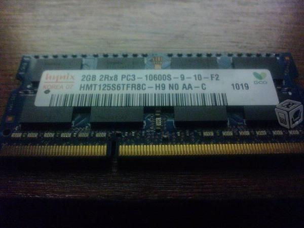 Memoria Ram 2Gb DDR3 funcionando al 100%