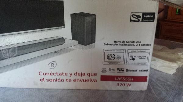 Barra de sonido y wofer para pantalla