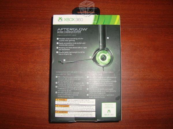 Diadema Headset Afterglow Para Xbox 360