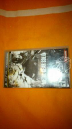 Metal gear peace walker psp perfecto