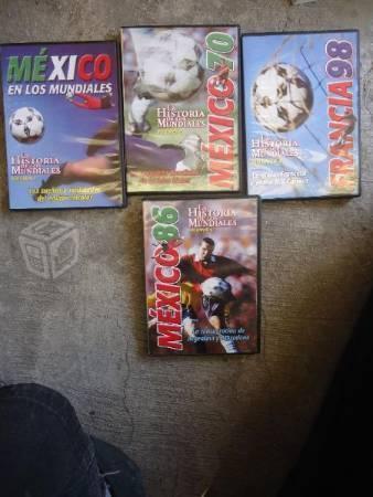 Paquete De 4 DVDs Futbol Mexicano En Los Mundiales