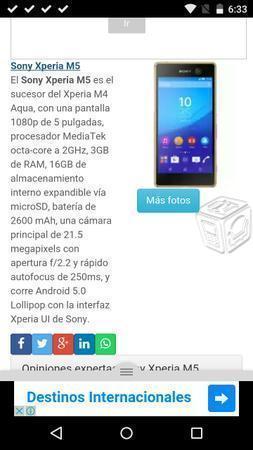 Xperia m5 libre