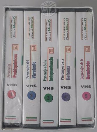 Video Enciclopedia Historia México Biografías VHS