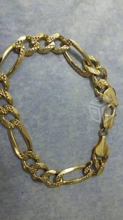 Pulsera italiana de 14k