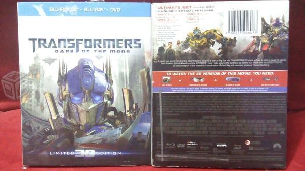 Transformers dark of the moon blu-ray 3d