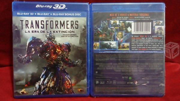 Transformers la era de la extinción Blu-ray 3d