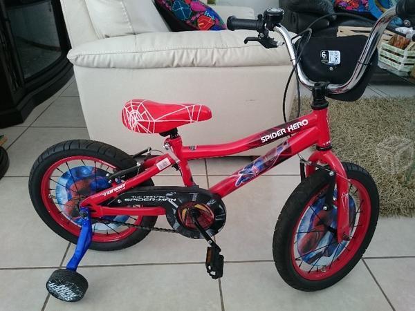 Bicicleta r-16 spider man