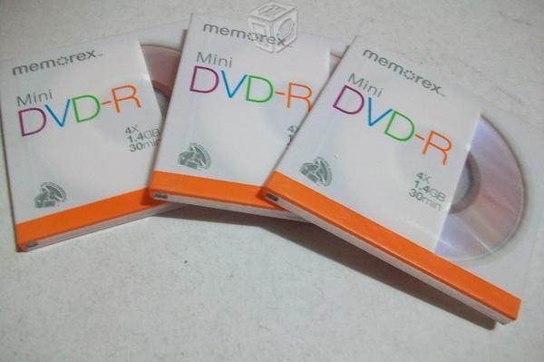Pack de 3mini DVD grabables
