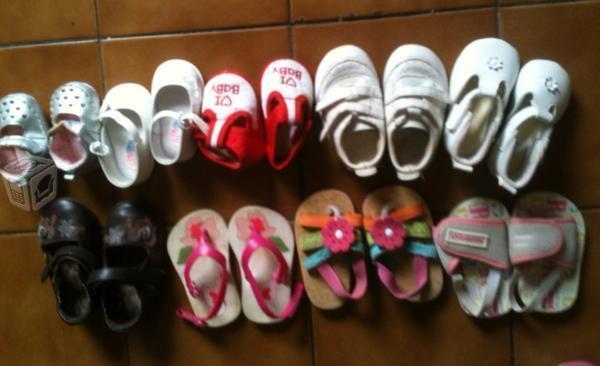 Lote zapatos para niña 0-24 meses
