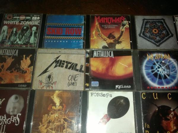 Lote de 20 CD´s Originales de Metal y Rock