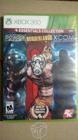 Borderlands y Xcom para Xbox 360. Completo