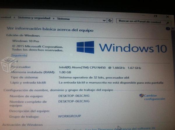 Mini laptop Netbook Samsung Windows 10 250gb DD
