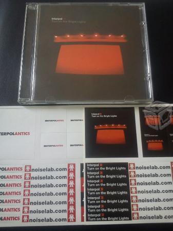 Interpol, Turn on the bright Lights, cd, noiselab