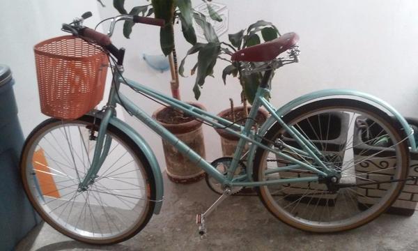 Bicicletas Retro Urban color Verde Menta Nuevas