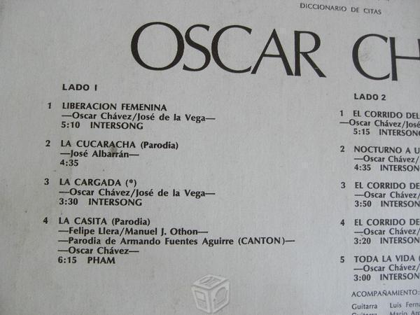 Oscar Chávez LP