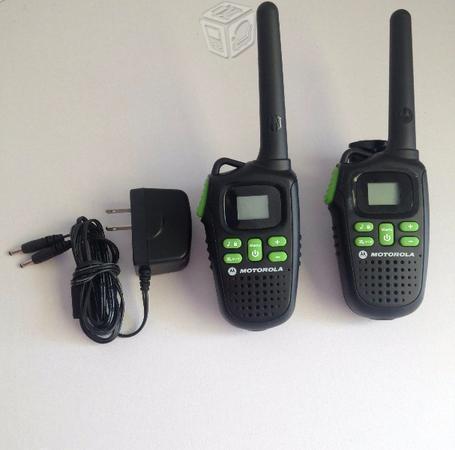 Motorola par de radios de dos vias 22 canales