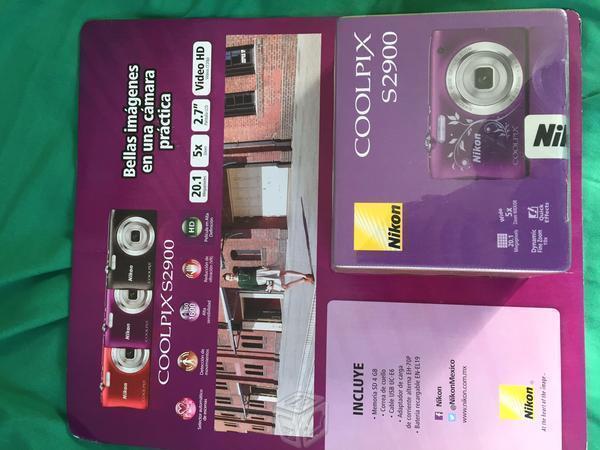 Cámara Nikon coolpix s2900 completamente nueva