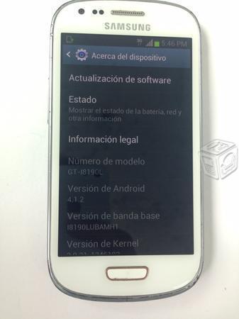 Galaxy s3 mini Movistar todo le sirve