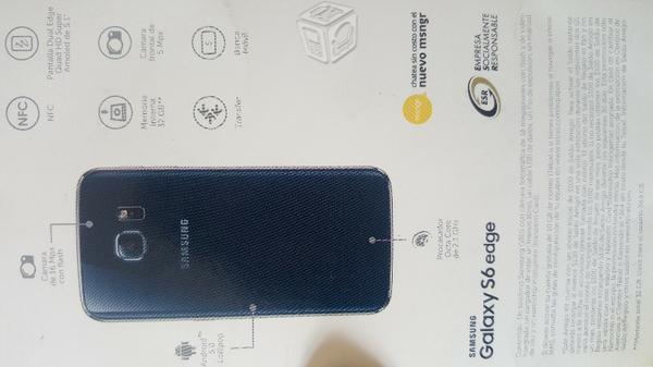 Samsung galaxy s6 edge black sapphire libre nuevo